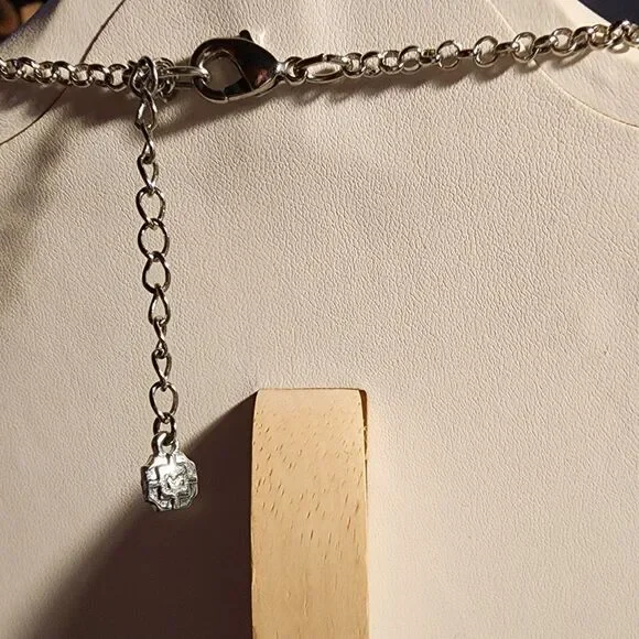 MONET Demi Parure Blue Rhinestone Necklace Vintage 18-inch - Picture 5 of 6